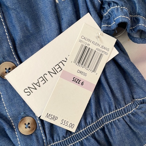 Calvin Klein Jeans Toddler Girl Dress *6 - Picture 6 of 6